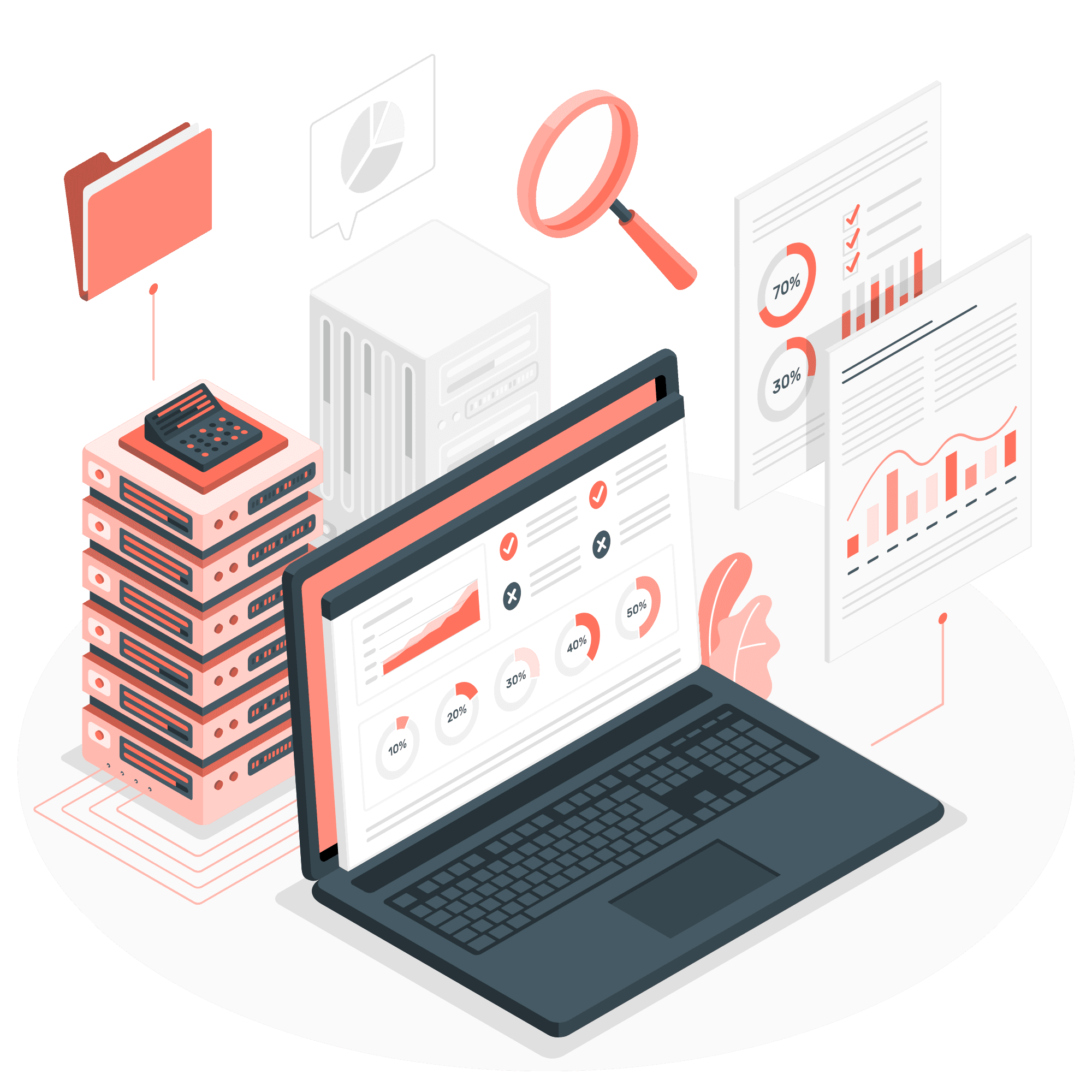 Data extraction visualization